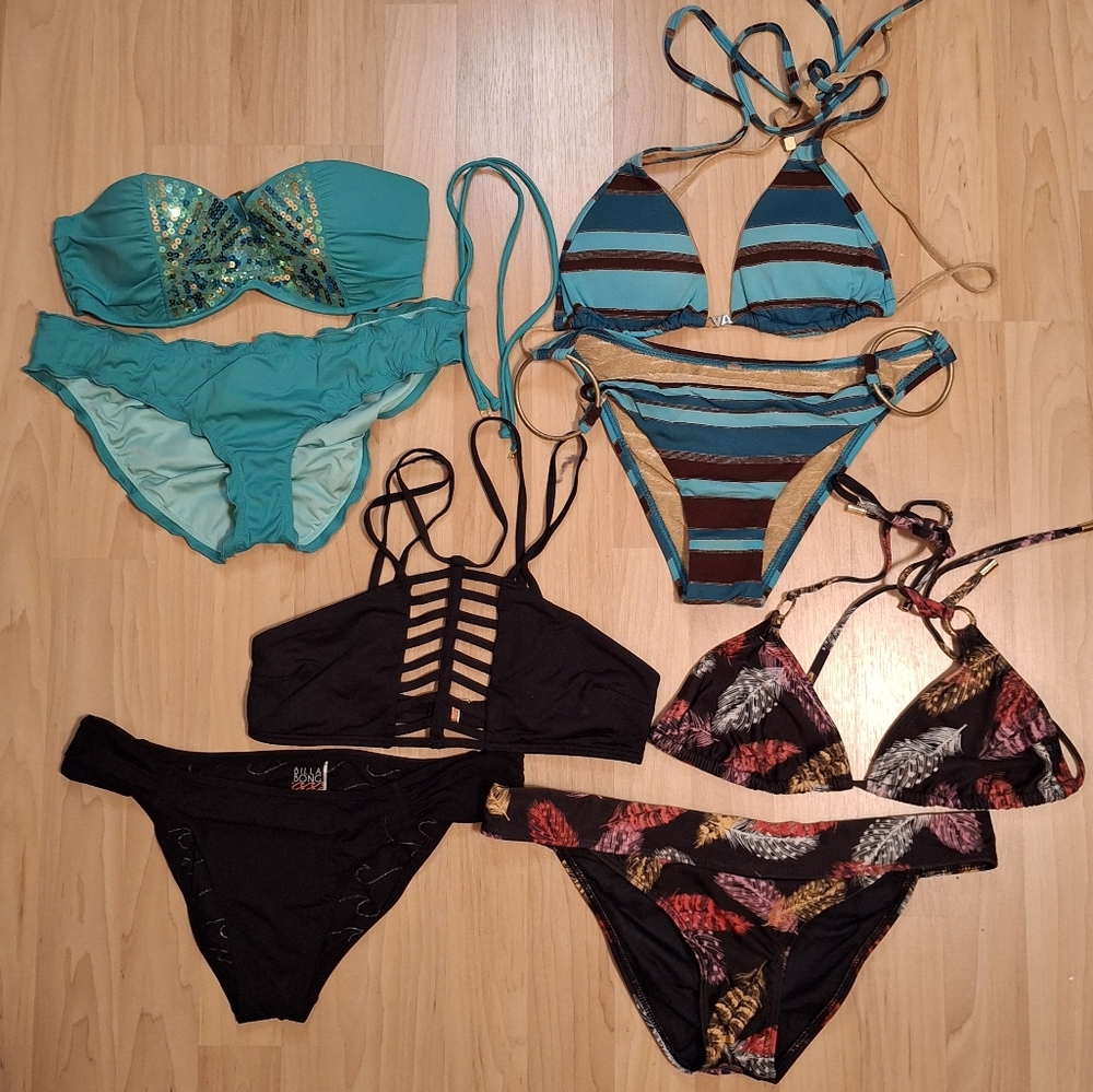 Bundle of bikinis Victoria Secret, Billabong, Vitamin A, Kaiami, Radio Fiji